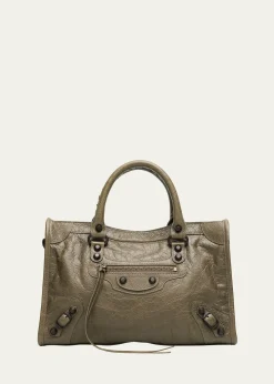 BalenciagaLe City Small Leather Top-Handle Bag