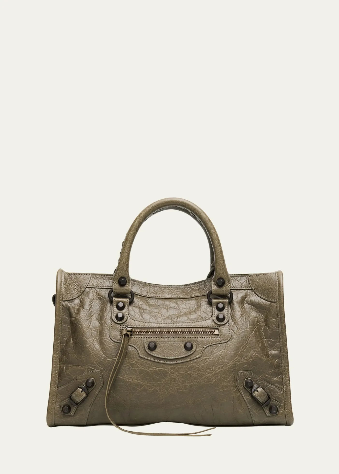 BalenciagaLe City Small Leather Top-Handle Bag