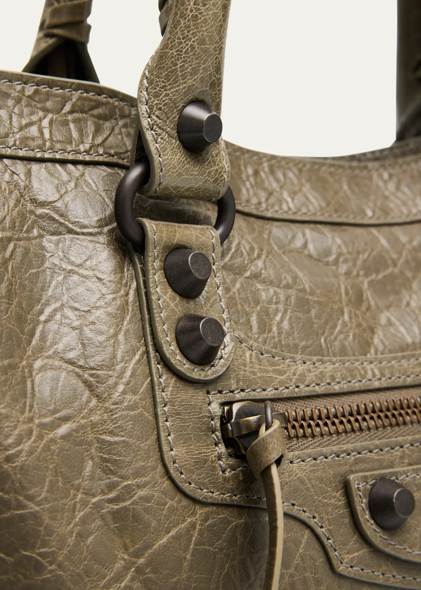BalenciagaLe City Small Leather Top-Handle Bag