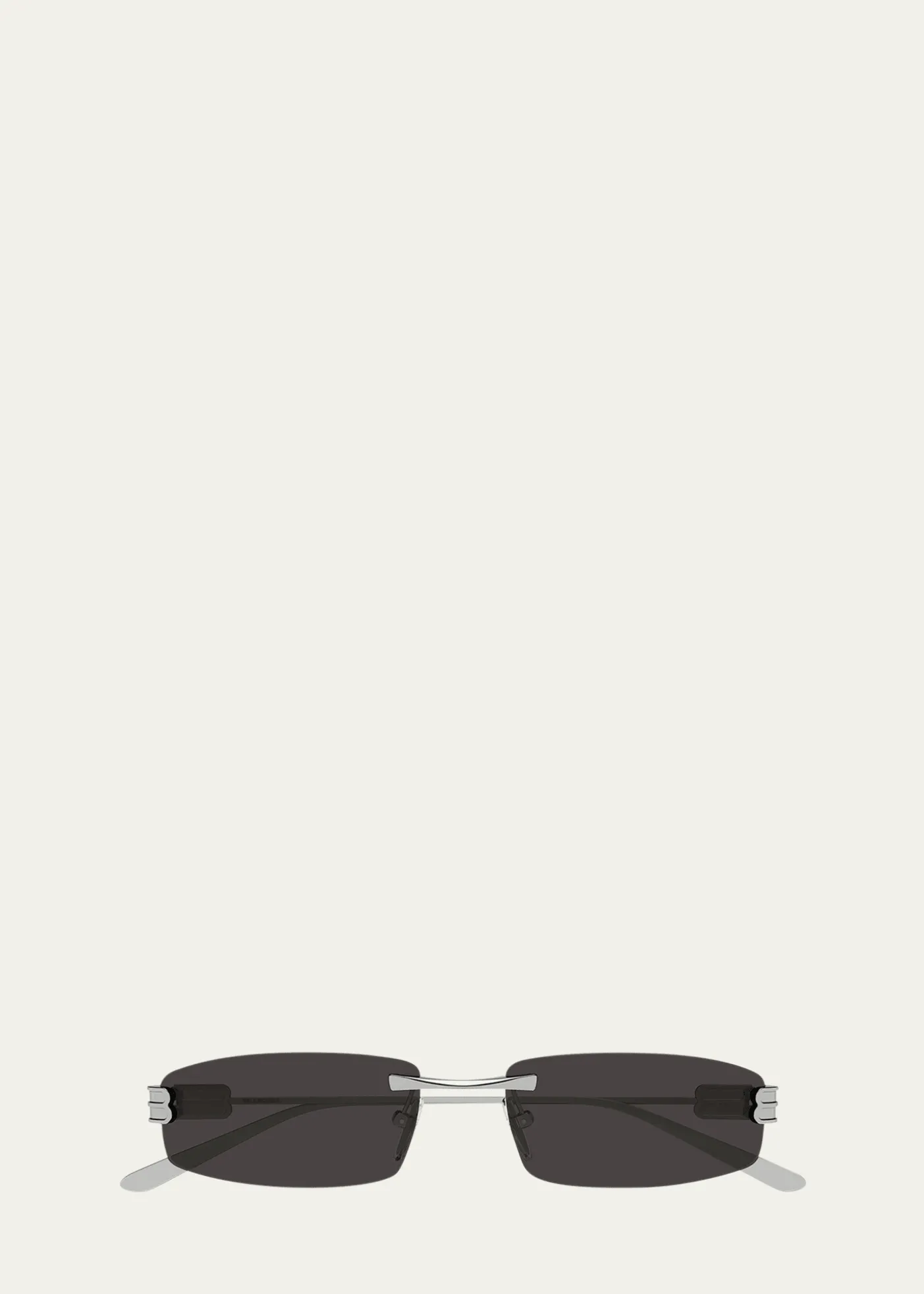 Balenciaga62mm Metal Rectangular Sunglasses
