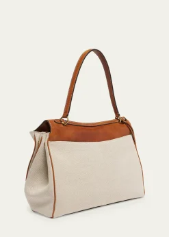 BalenciagaRodeo Medium Canvas Top-Handle Bag