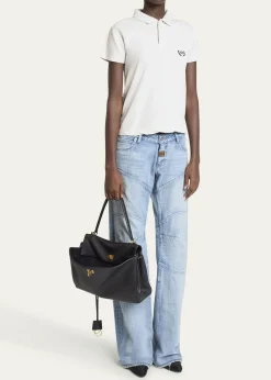 BalenciagaRodeo Medium Leather Top-Handle Bag