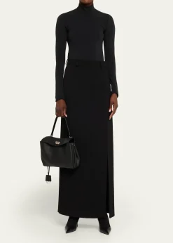 BalenciagaRodeo Small Grained Leather Top-Handle Bag