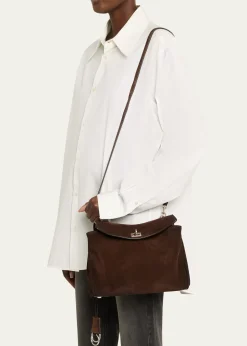 BalenciagaRodeo Small Suede Top-Handle Bag