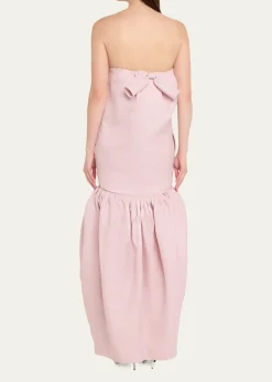 BalenciagaStrapless Double Balloon Gown