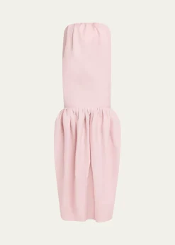 BalenciagaStrapless Double Balloon Gown