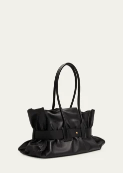 BalmainAnthem Large Belted Tote Bag in Leather