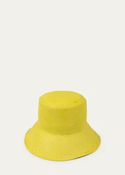 BarbisioBecky Straw Bucket Hat