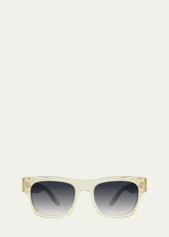 Barton PerreiraBlackwell 53mm Rectangular Acetate Sunglasses