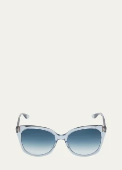 Barton PerreiraBrow Babe Acetate Butterfly Sunglasses