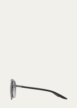 Barton PerreiraJean Metal & Zyl Aviator Sunglasses