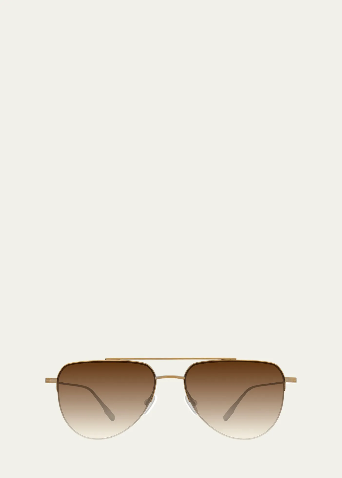 Barton Perreira McNair 55mm Titanium Aviator Sunglasses