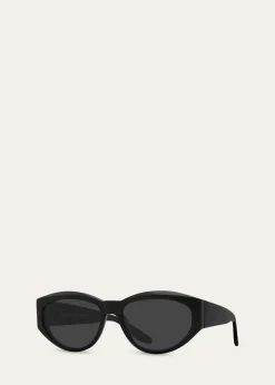 Barton Perreira Robinson 56mm Acetate Oval Sunglasses