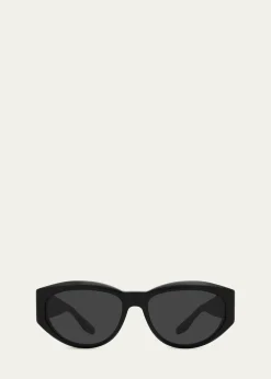 Barton Perreira Robinson 56mm Acetate Oval Sunglasses