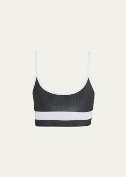 Beach RiotEva Ribbed Colorblock Swim Top