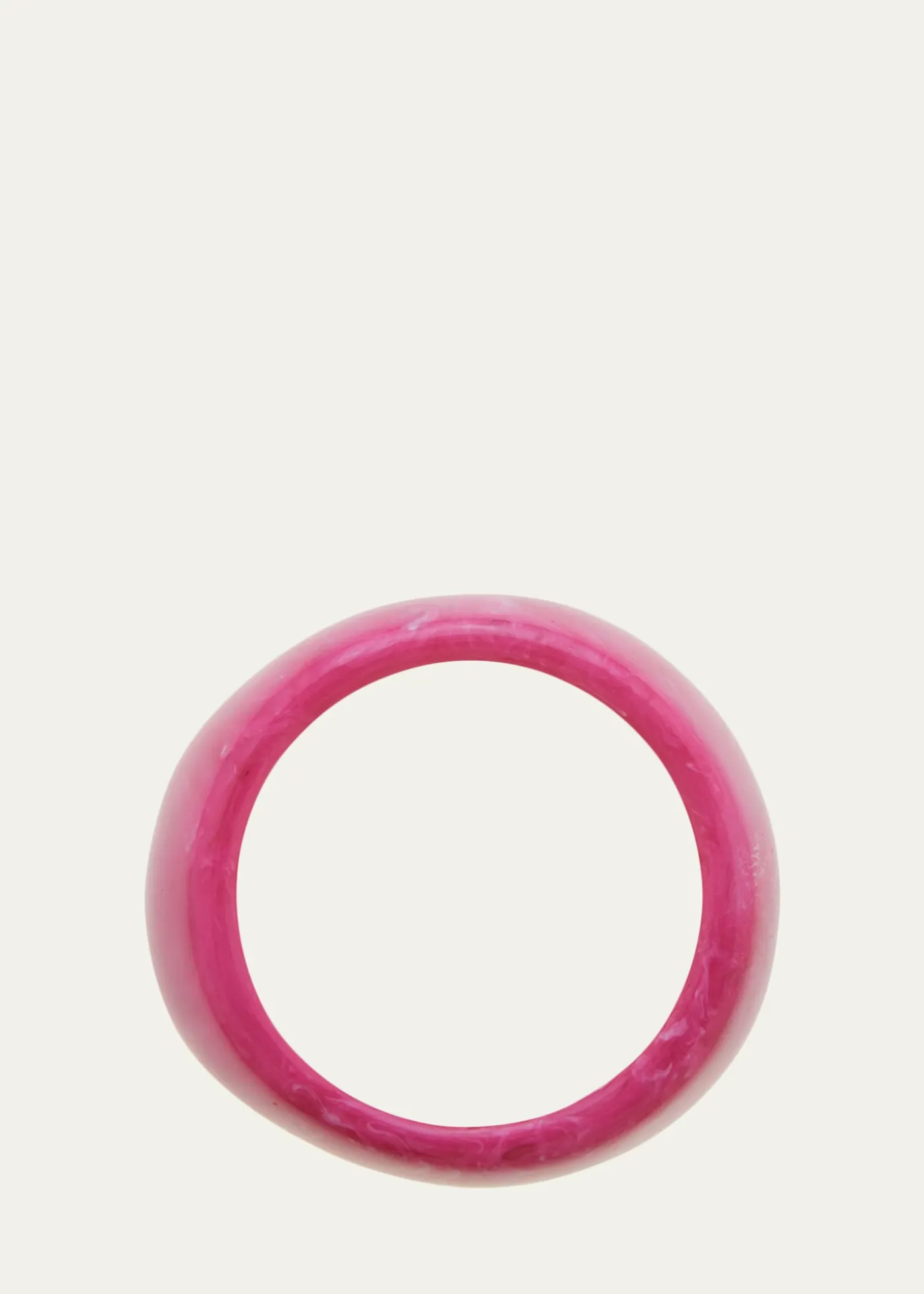 Ben-AmunBright Pink Resin Bangle