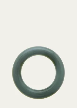 Ben-AmunPastel Green Resin Bangle