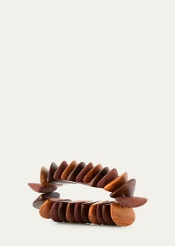 Ben-AmunStretch Wooden Bracelet