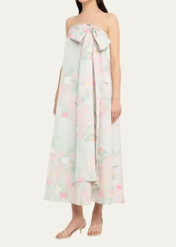 BERNADETTEBailey Bow Babydoll Midi Dress