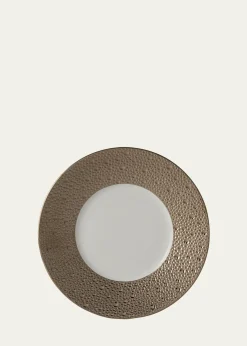 BernardaudEcume Platinum Salad Plate