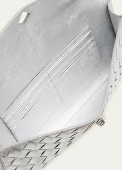 Bottega VenetaAndiamo Laminated Leather Clutch Bag