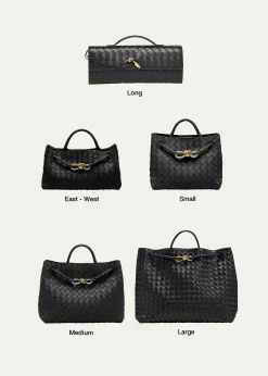 Bottega VenetaAndiamo Large Leather Tote Bag