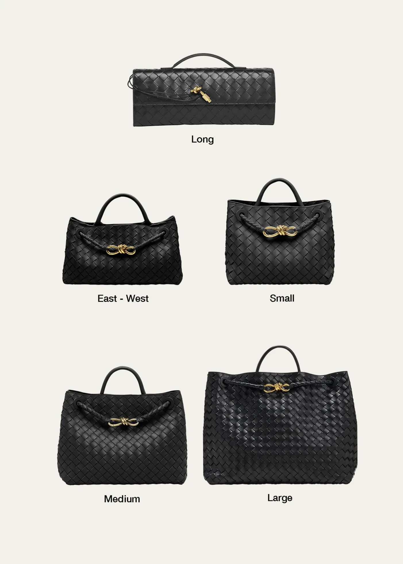 Bottega VenetaAndiamo Large Leather Tote Bag