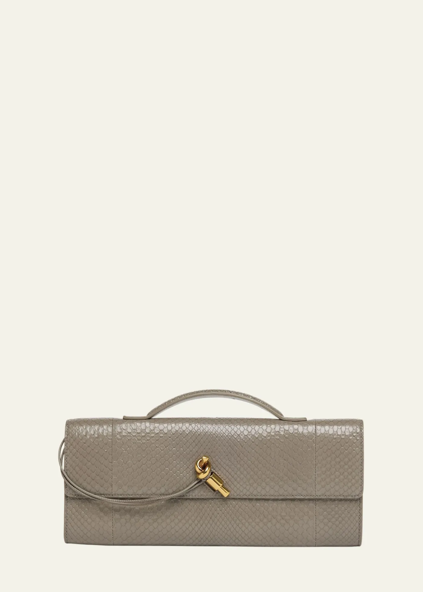 Bottega VenetaAndiamo Python Long Clutch Bag