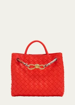 Bottega VenetaAndiamo Small Leather Top-Handle Bag