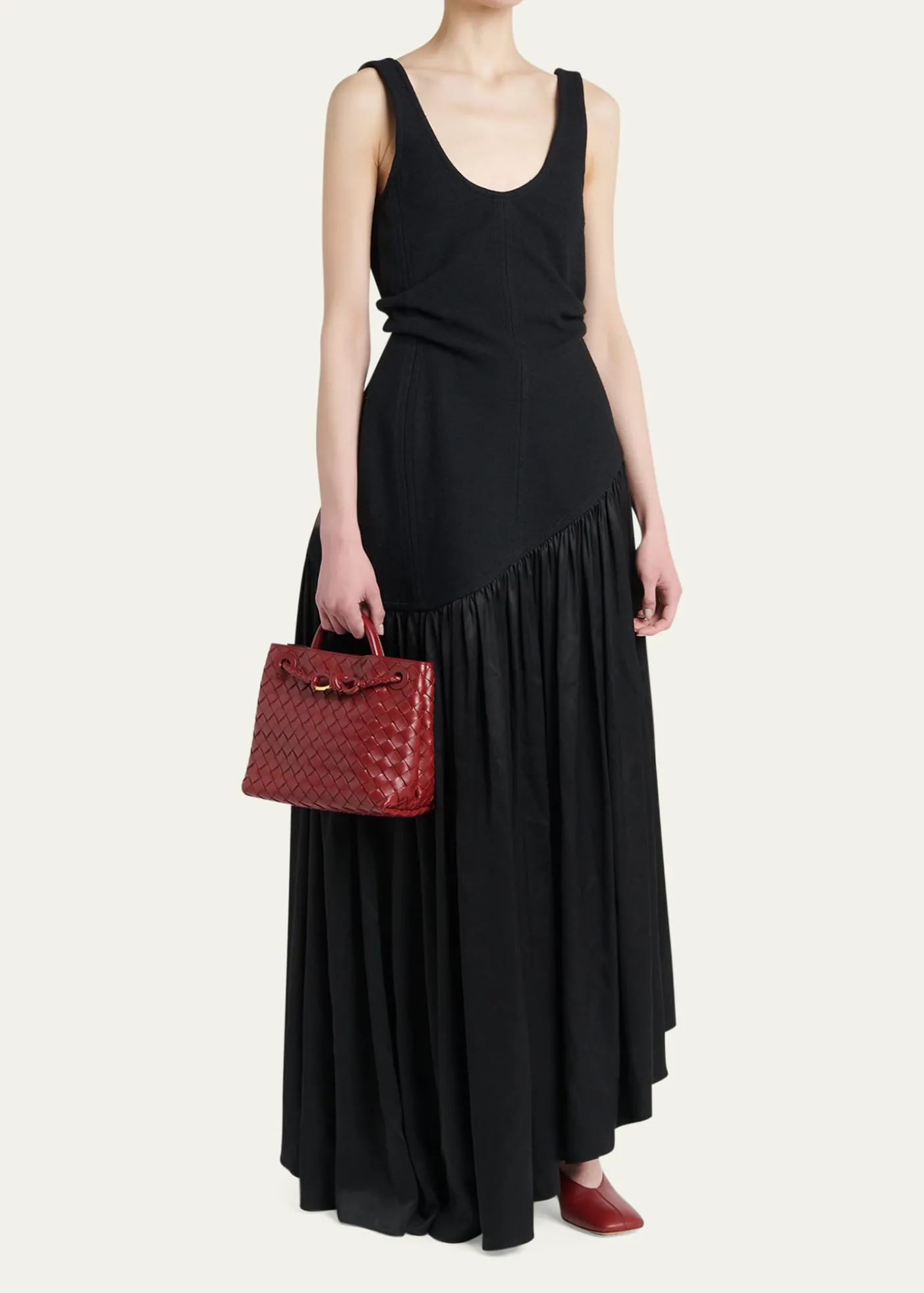 Bottega VenetaAndiamo Small Leather Tote Bag
