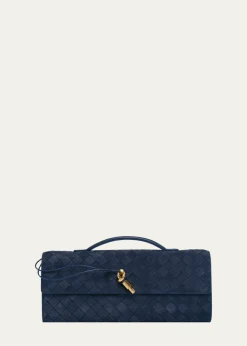 Bottega VenetaAndiamo Suede Clutch Bag