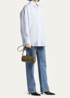 Bottega VenetaArco Canette Small Intreccio Shoulder Bag