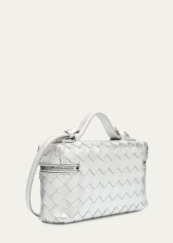 Bottega VenetaBang Bang Laminated Leather Vanity Crossbody Bag