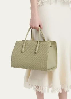 Bottega VenetaBarbara Small Leather Tote Bag