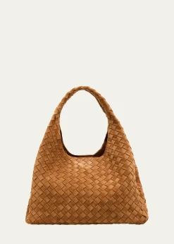 Bottega VenetaCampana Large Suede Shoulder Bag