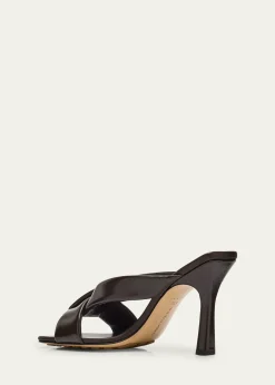 Bottega VenetaCriss Cross Padded Leather Slide Sandals