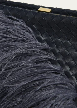 Bottega Veneta1998 Feather Leather Shoulder Bag