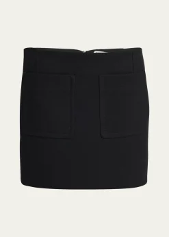Bottega VenetaFront-Pockets Mini Pencil Skirt