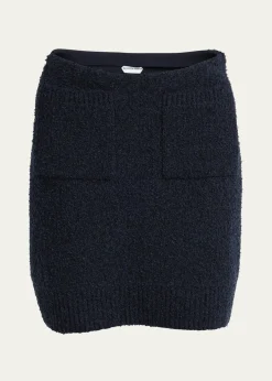 Bottega VenetaFront-Pockets Boucle Mini Skirt
