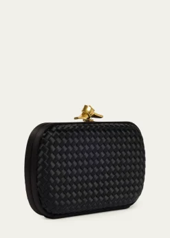 Bottega VenetaIntrecciato Knot Clutch Bag