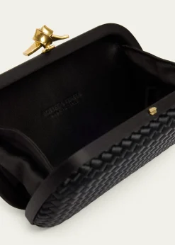 Bottega VenetaIntrecciato Knot Clutch Bag