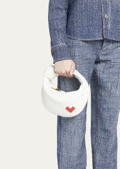 Bottega VenetaJodie Mini Heart Intrecciato Top-Handle Bag