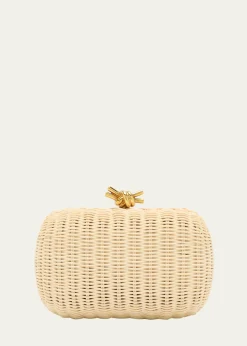 Bottega VenetaKnot Chain Rattan Crossbody Bag