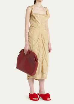 Bottega VenetaLauren 1980 Leather Clutch Pouch Bag