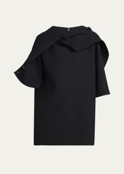 Bottega VenetaLight Double Wool Crepe Top