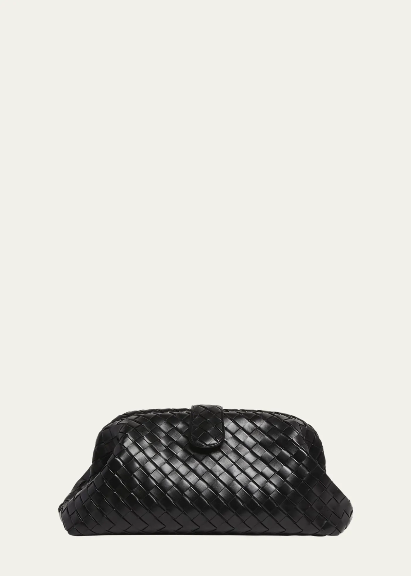 Bottega VenetaMaxi Lauren 1980 Leather Clutch Bag