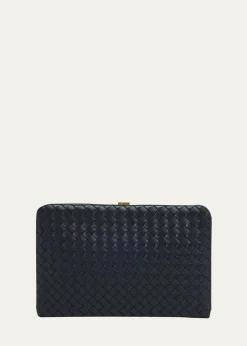 Bottega VenetaMezzanotte Leather Clutch Bag