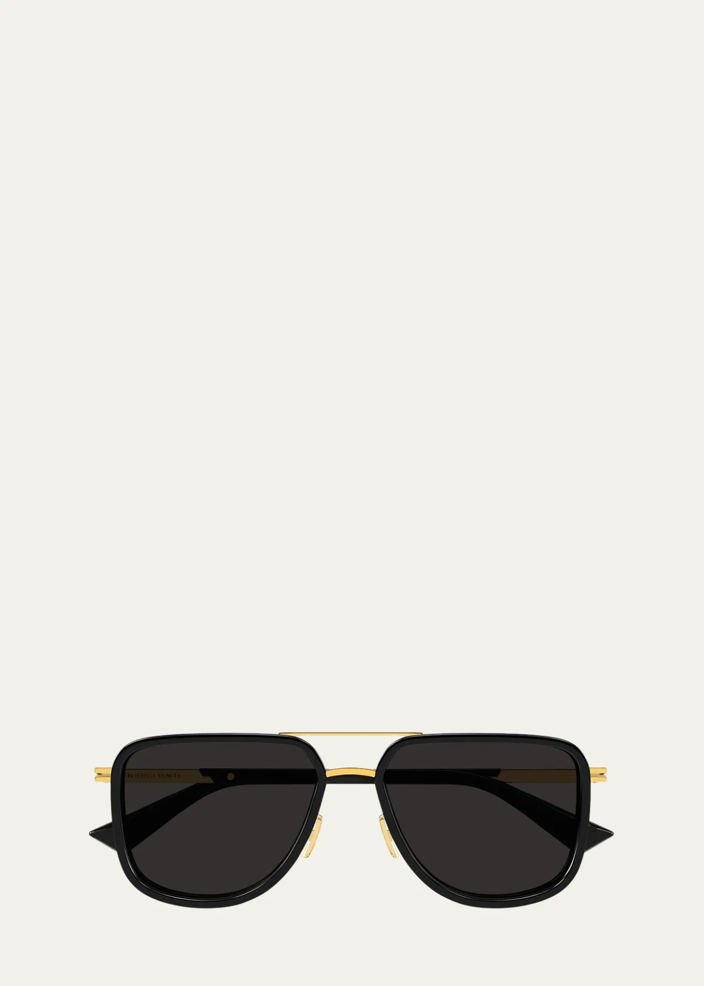 Bottega Veneta56mm Acetate & Metal Aviator Sunglasses