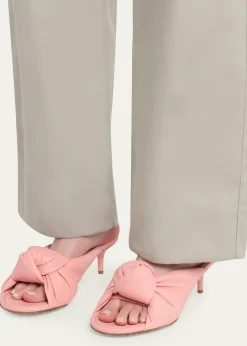 Bottega Veneta35mm Cherry Knotted Leather Mule Sandals