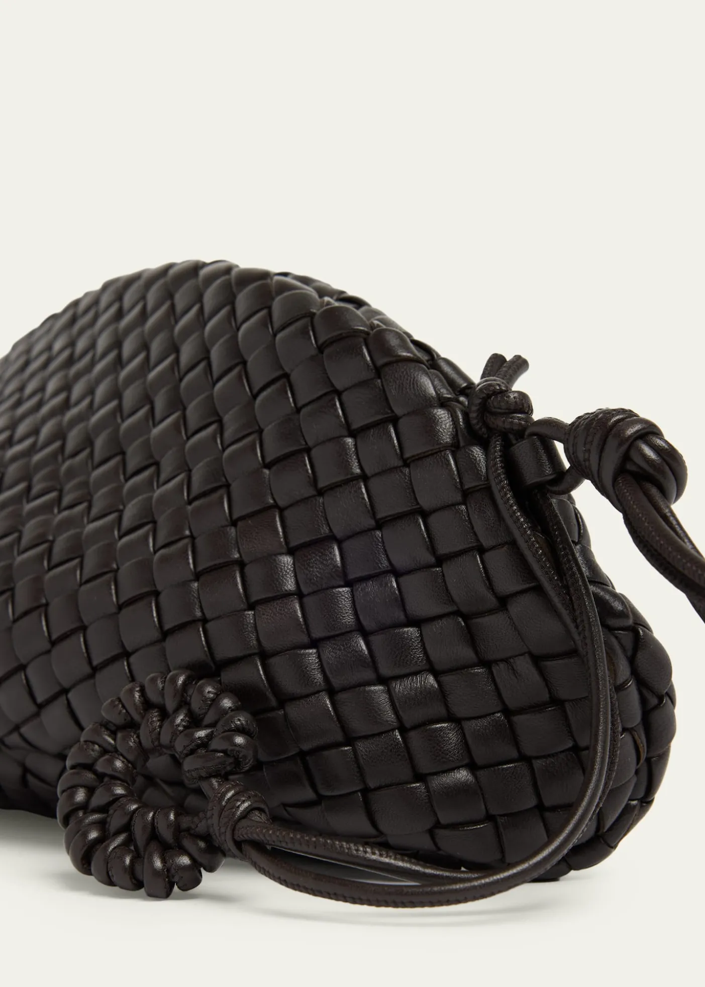 Bottega VenetaPadded Leather Sculptural Clutch Bag